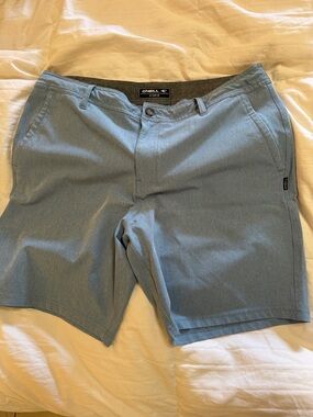 O'Neill Men's Blue Flat Front Shorts